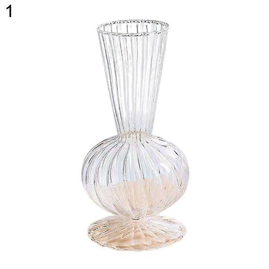 Clear Vase Simple Design Decorative Home Decor Chic Versatile Clear Flower Vase for Hotel
