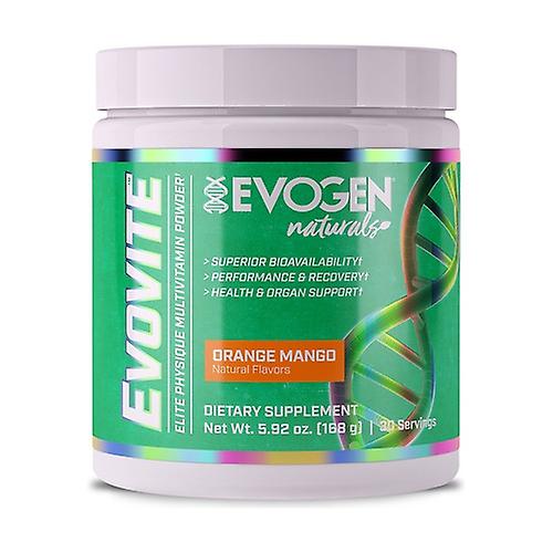 Evovite Naturals Powder, Orange Mango 168 g
