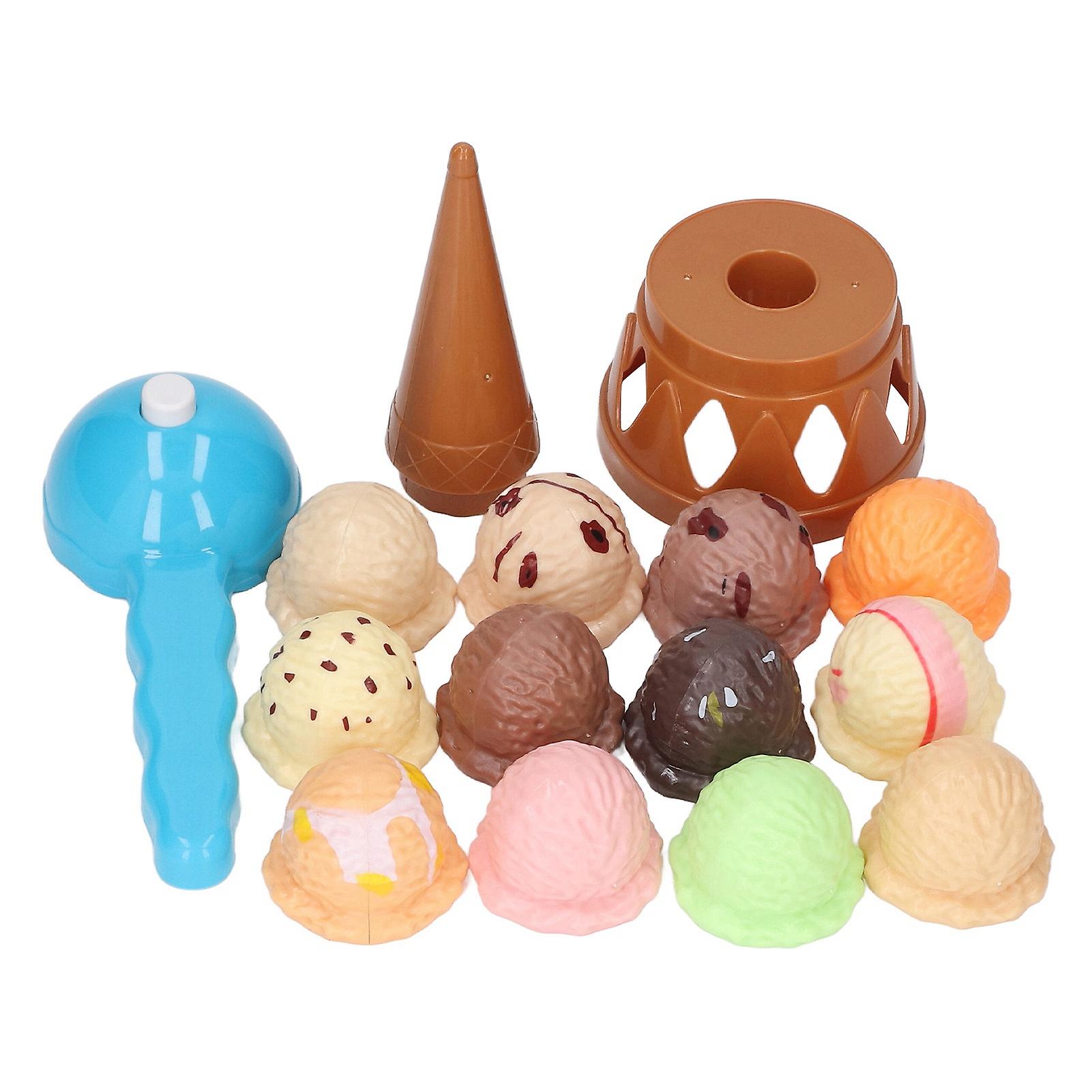 Ice Cream Balancing Game Learning Pretend Play Food Ice Cream Cone Play Game for Kids Table 