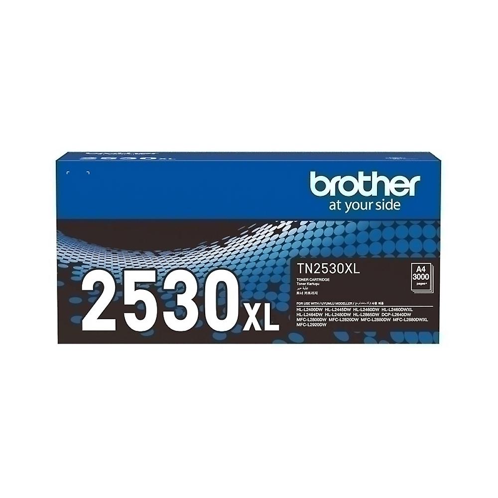 Brother 优质耐用TN2530XL碳粉盒 3000 页(黑色)
