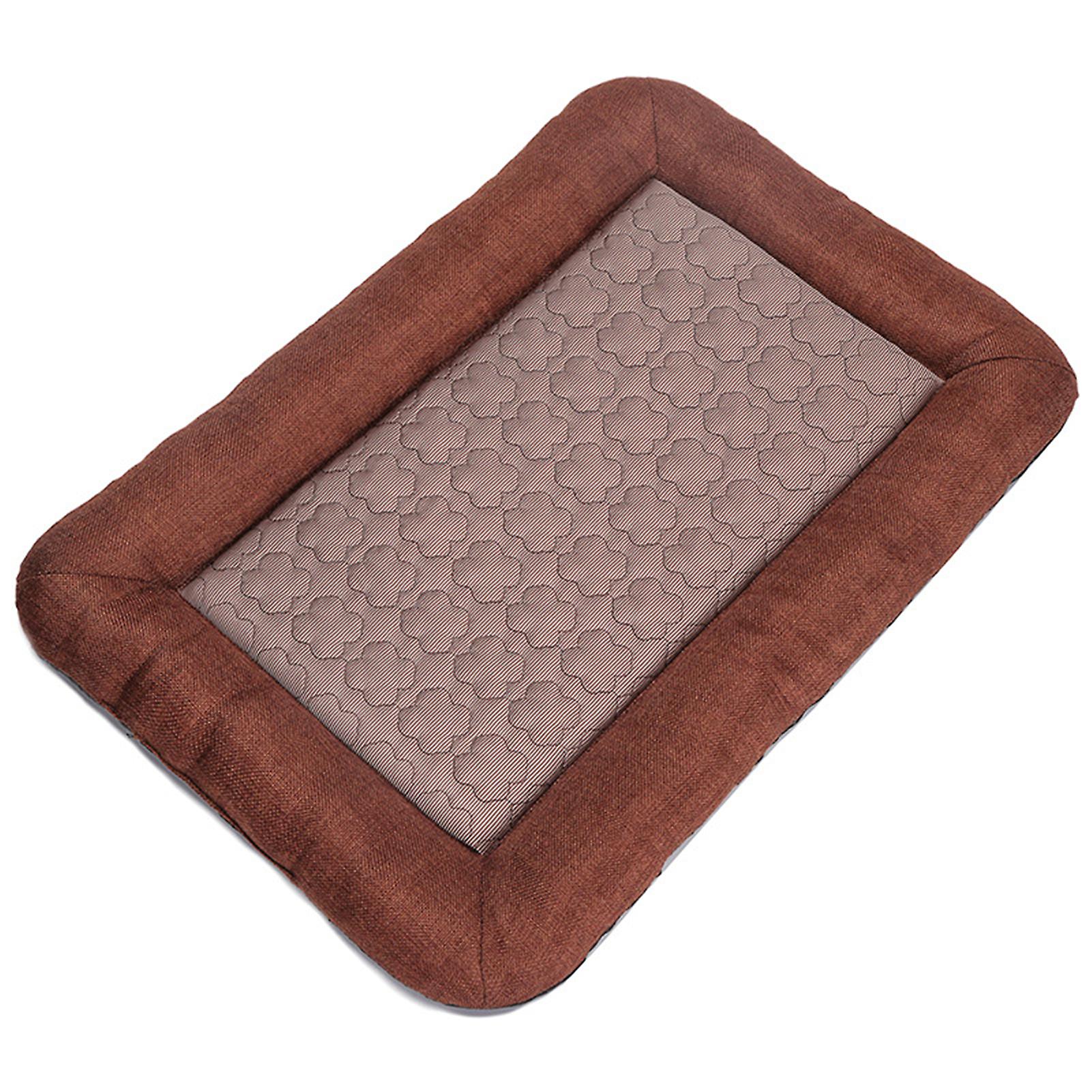 Pet Cooling Bed Mat Summer Keep Cooling Ice Pad Mattress for Small Medium Pets