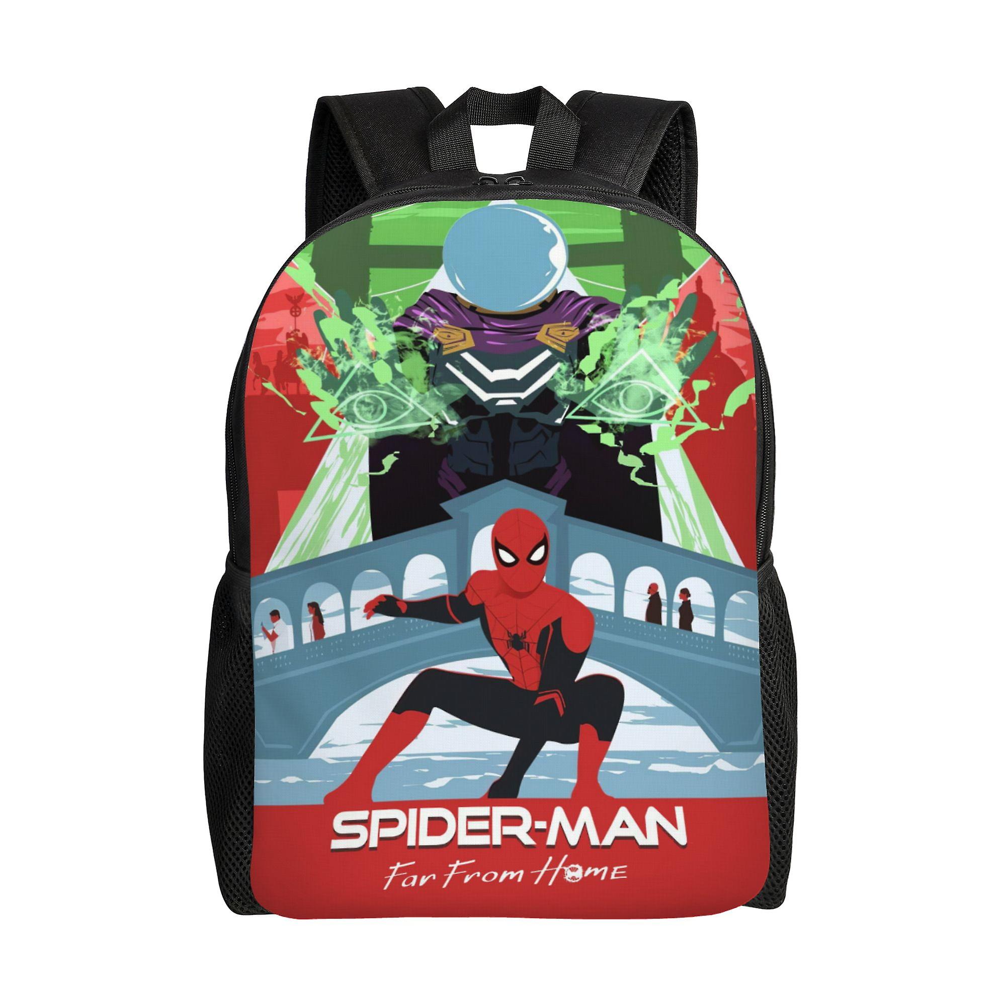 Σακίδιο Spider Man, Ενήλικα Παιδιά Απλό ελαφρύ casual σακίδιο για παιδιά Φοιτητής, Σακίδιο ταξιδιού Σακίδιο φορητού υπολογιστή για εργασία κολλεγίων Κάμπινγκ