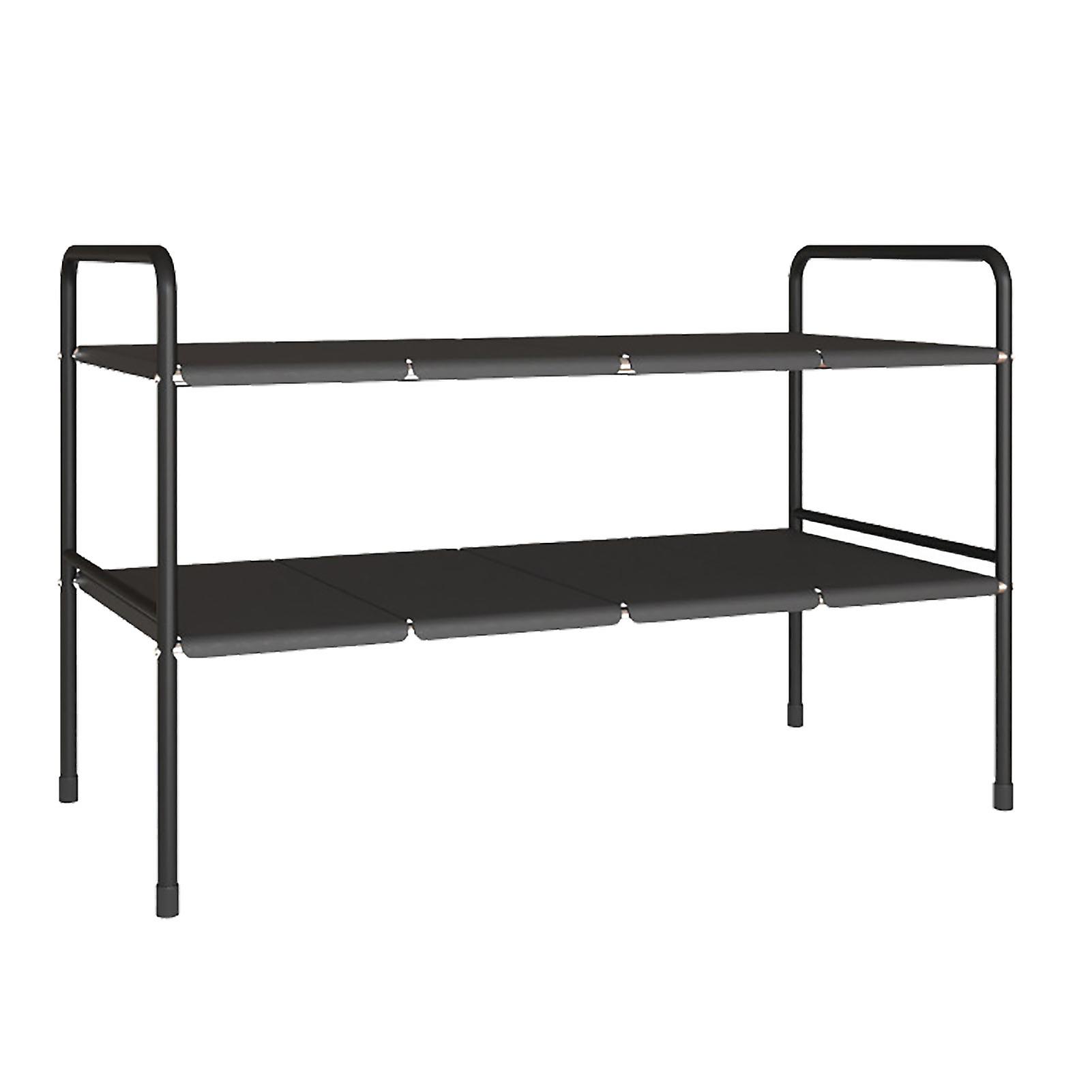 Under Sink Storage Rack Scalable Kitchen Organizer Shelf Durable Simple for Cabinet