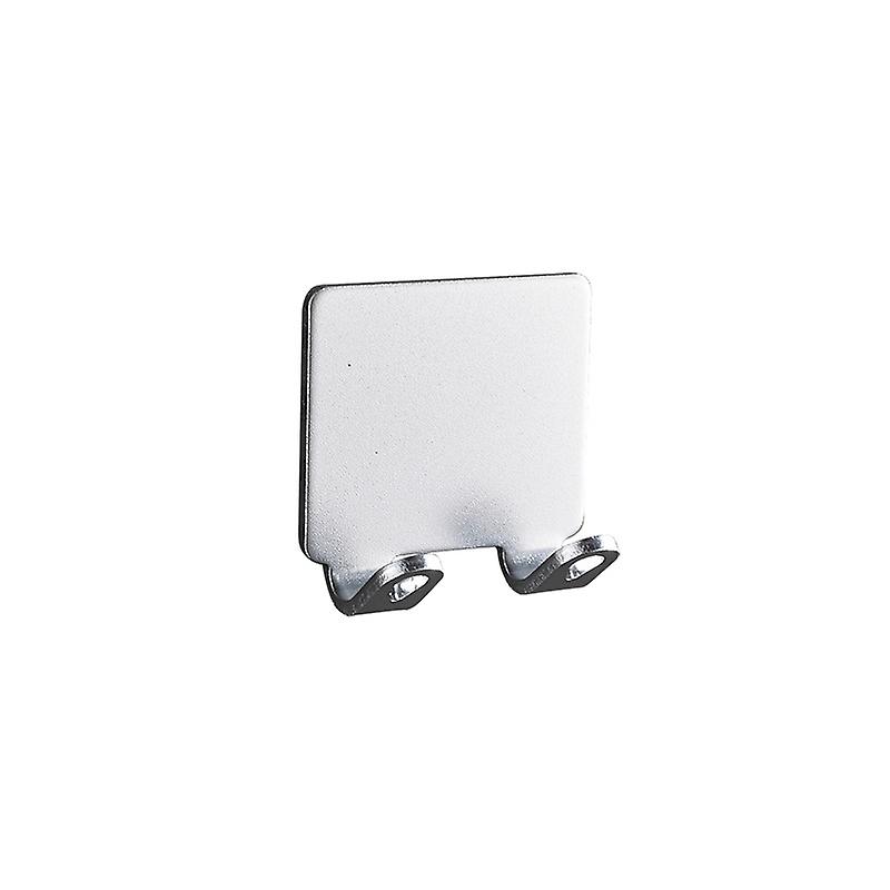 A shaver holder without punching clothes and hats hooks, Silver