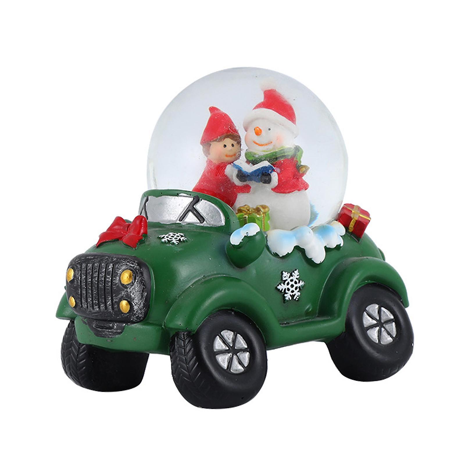 glödande jul snöglob skrivbord glaskula för barn hem flickvän