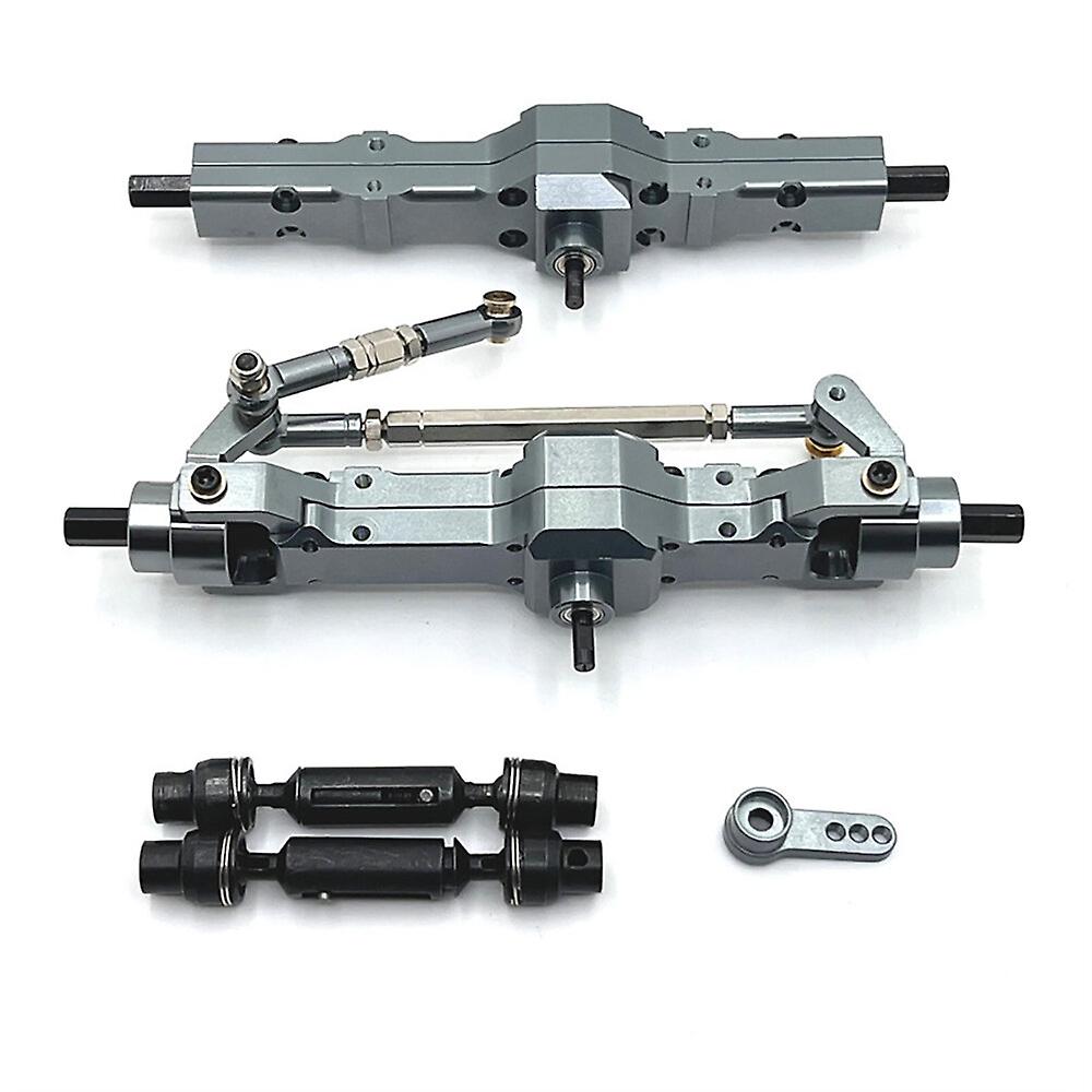 Metal Upgrade Kit Front Rear Bridge Drive Shaft for WPL 1/10 C74 1/16 RC Car Parts