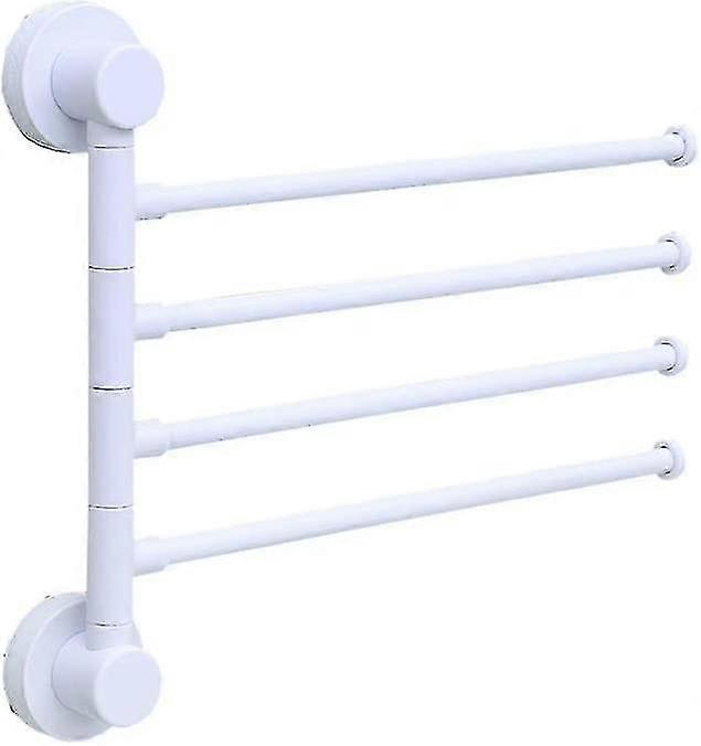 4-käsinen seinälle asennettava kääntyvä pyyheteline, taitettava pyyheteline, 180 kääntyvä pyyhekuivain kylpyhuonekeittiöön