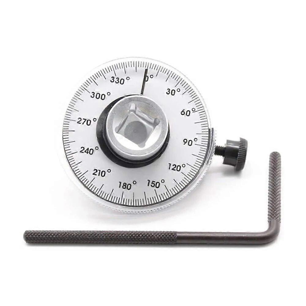 1/2 Inch Torque Wrench Angle Gauge Tool 360 Adjustable 1/2" Drive Torque meter Wrench Set Professional Measure Tool FN9U8557