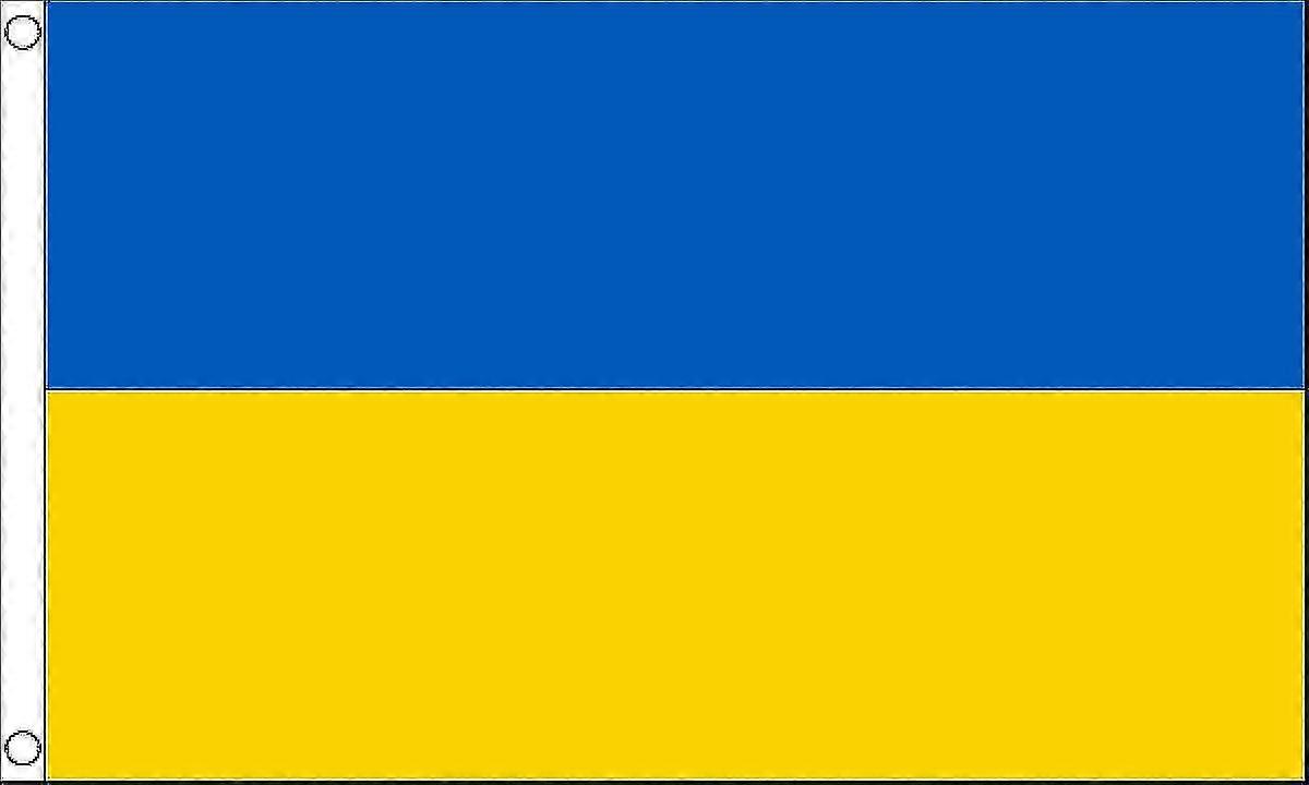 Ukraina Flagg 5 X 3 Ft Stor - Ukrainsk
