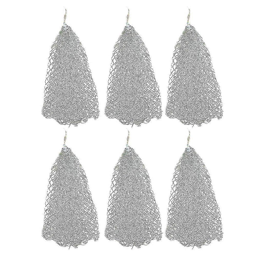 20 Pcs Replacement Net Fishing Cast Net Bait Trap Fishing Rod Casting Net 8 Holes (random Color)