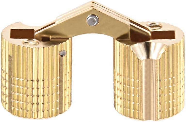 2pcs Cylindrical Hinge Invisible Hinge Door Cupboard Cabinet 12mm Open Angle 180