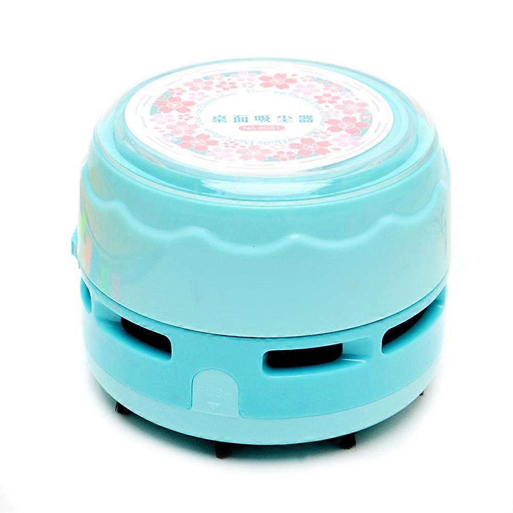Mini Desktop Vacuum Cleaner Battery Operated Keyboard Car Dust Powder Sweeper
