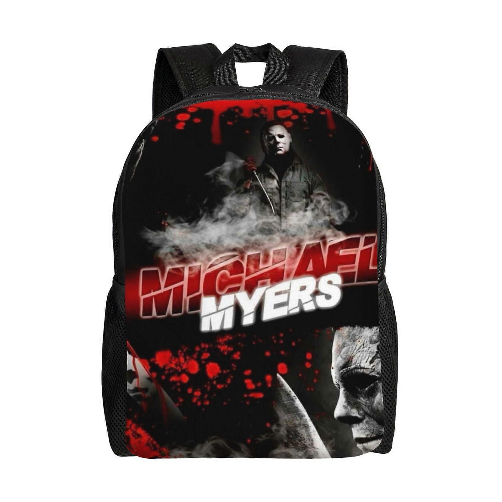 حقيبة ظهر مايكل مايرز للأولاد حقيبة مدرسية فيلم رعب حقائب كتب للأطفال حقائب ظهر ، حقائب ظهر كبيرة خفيفة الوزن- LDYH1719