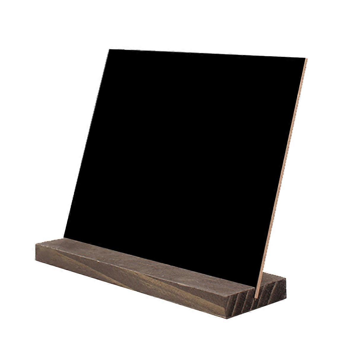 1 Pc Creative Double-sided Blackboard Writing Board with a Solid Base for Home Bar Hotel Decoration