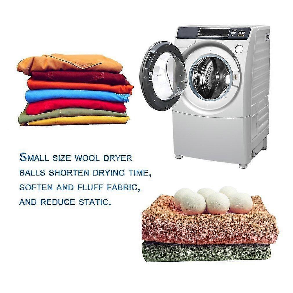 reusable laundry clean ball practical home wool natural dryer
