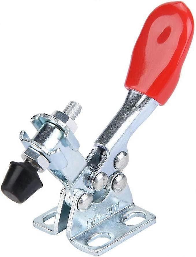 5 Pcs Toggle Clamp Iron Galvanized Vertical Type Toggle Clamp Hand Holding Quick Release Tool(GH-201)