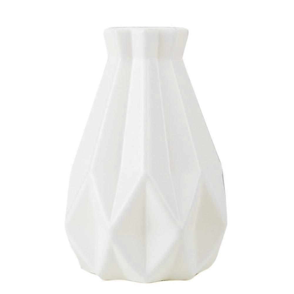 Vases Plastic Bottles Room Decorations, White