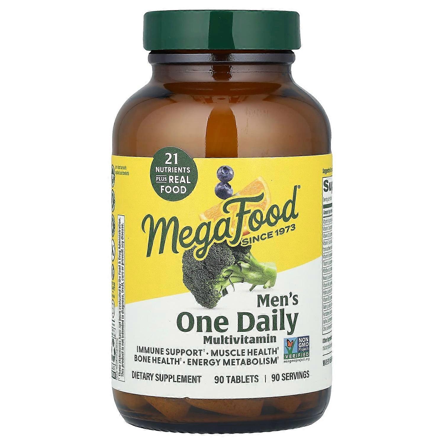 MegaFood, Men's One Daily Multivitamin, 90 Tablets