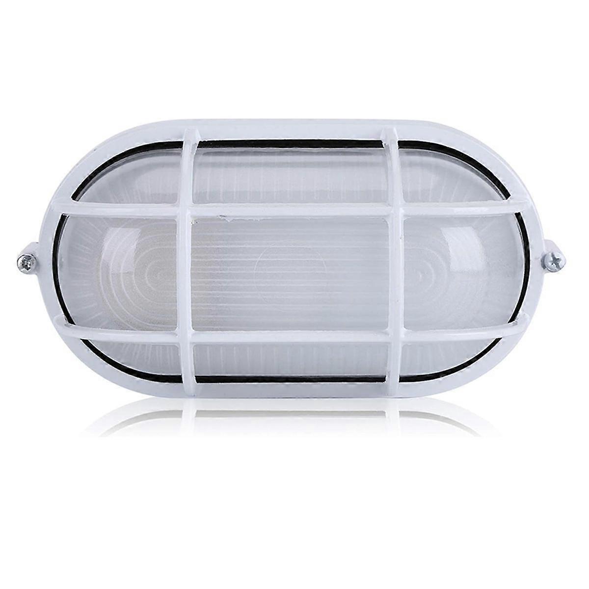 High Bright in Ground Outdoor Oval Round Proof Sauna Steam Room for Stair Patio Garden Floor(Exclud