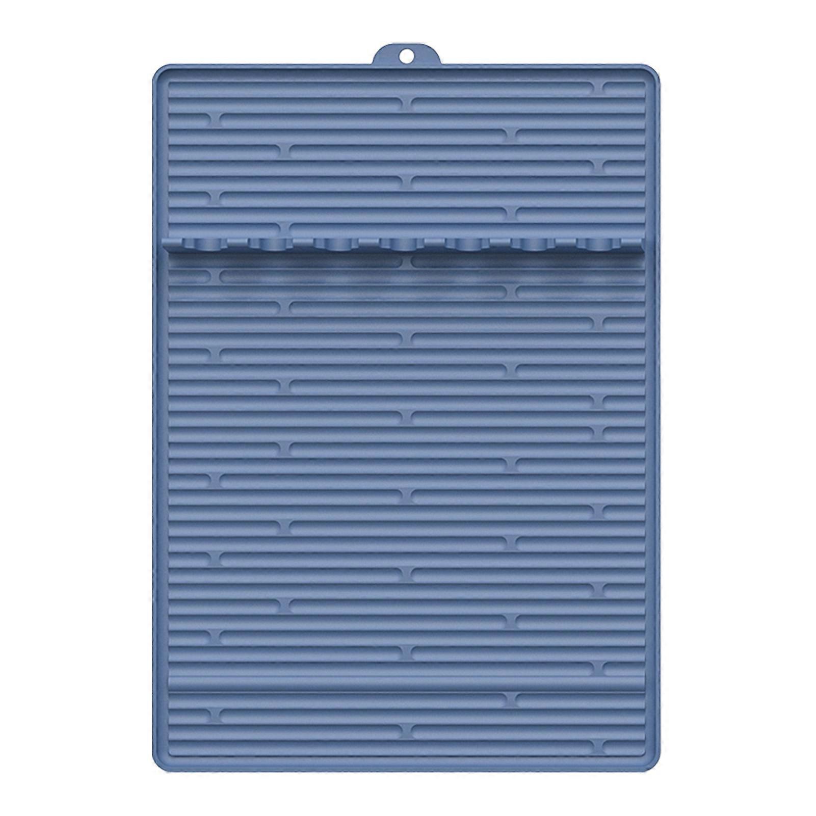 Silicone Griddle Tools Mat for Blackstone Heat Resistant Spatula Mat BBQ Grill Tool Rest Durable Silicone Pad for Kitchen Cooking Countertop BBQ Buffe