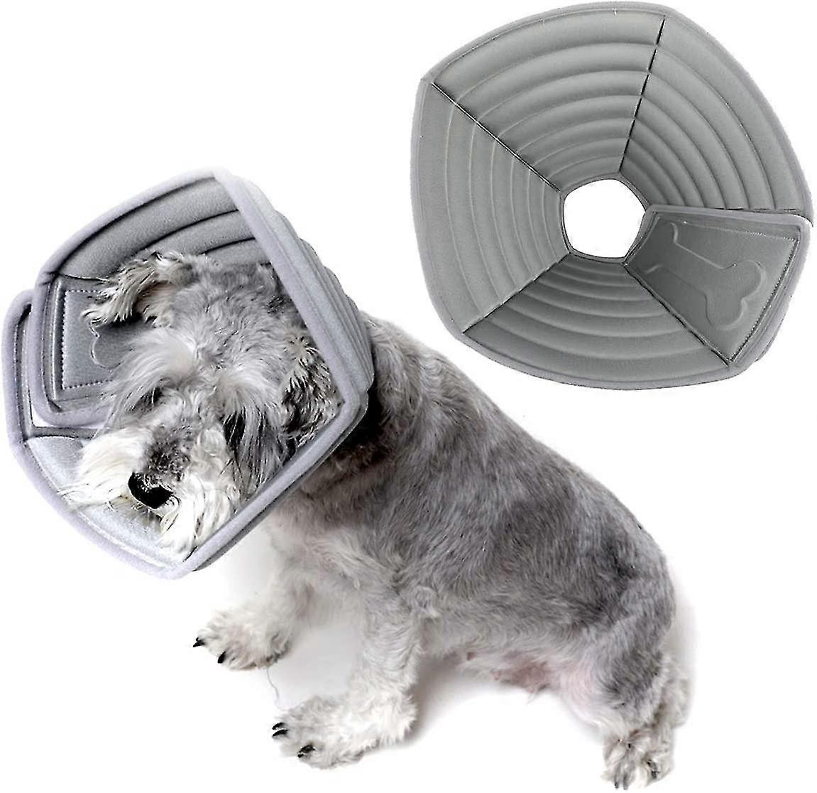犬用コーンカラー、手術後のための調整可能な弾性ループ付きソフトペットリカバリーカラー、猫犬用アンチバイトアンチリックペット保護カラー