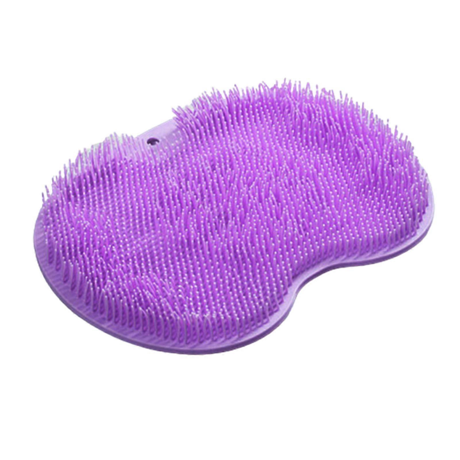 Silicone Bath Massage Cushion Brush Anti-slip for Lazy Wash Feet Clean Dead Skin