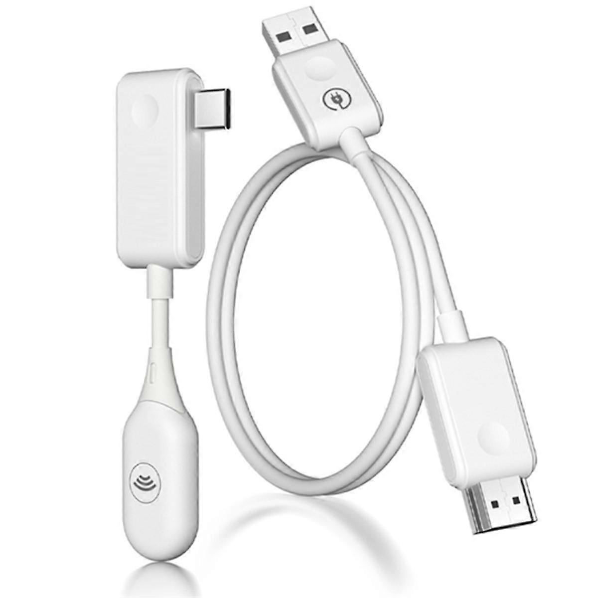 -Compatible Wireless Transmitter Receiver Extender Kit 1080P@60HZ 50M Wireless Display Dongle for TV Camera