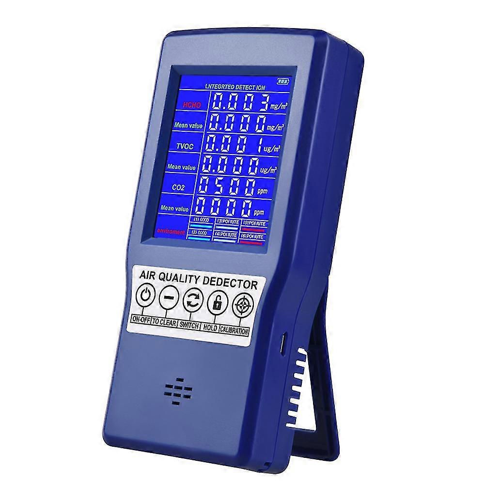Digital Co2 Sensor Ppm Meters Mini Carbon Dioxide Detector Gas Analyzer Air Quality Monitor Usb Detector Tvoc Hcho Pm2.5 Meter