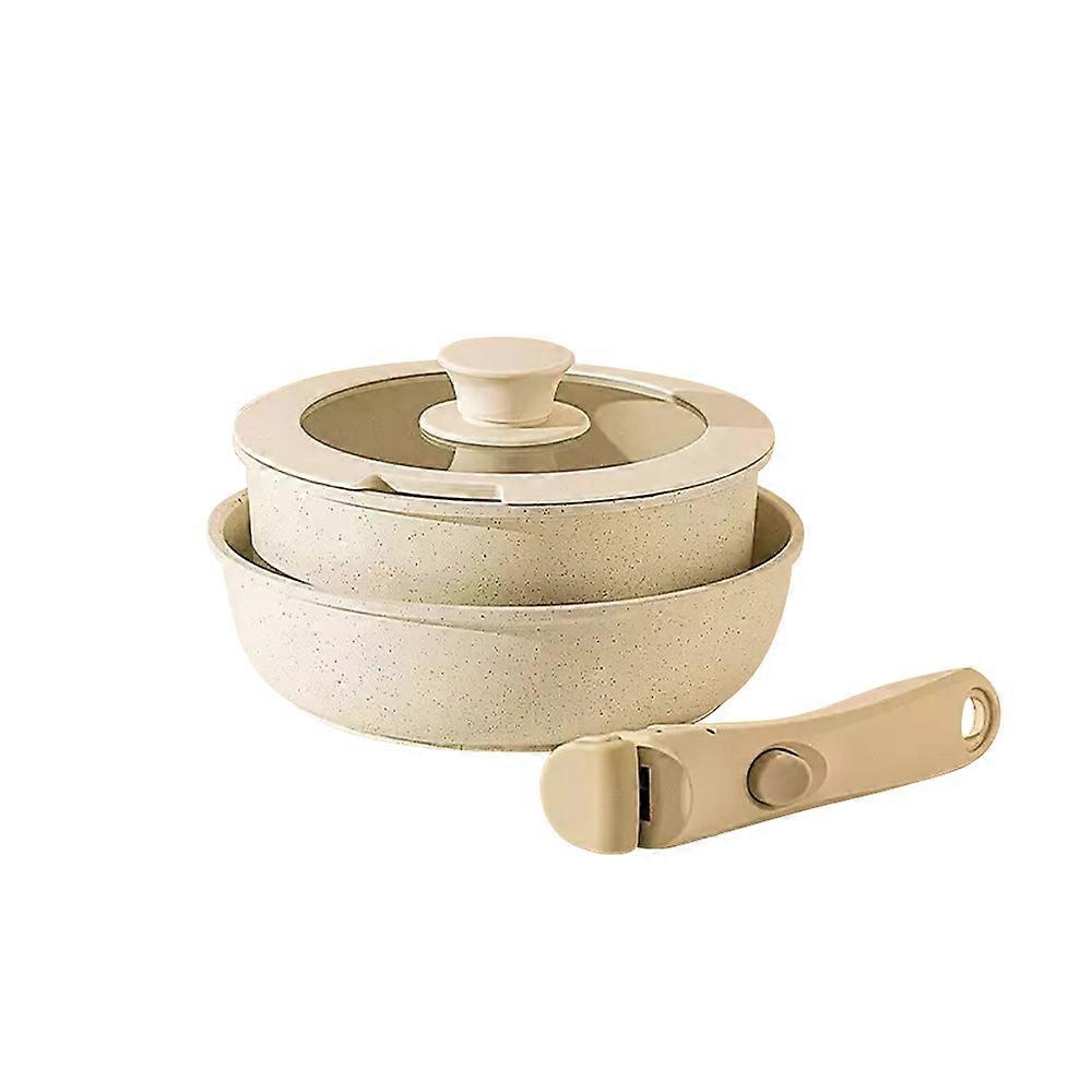 Nonstick Cookware Set, Nonstick Detachable Handle Cookware