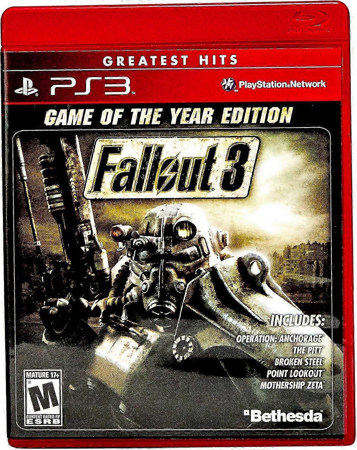Fallout 3 Game van het Jaar Edition PS3 Game (Greatest Hits)