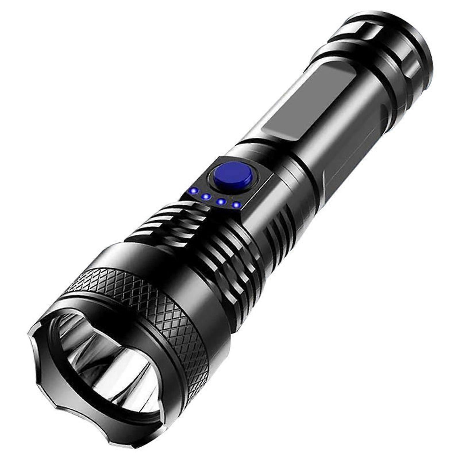 Portable USB Rechargeable Torch 3 Modes Waterproof Flash Light for Home Use Outdoor Activities