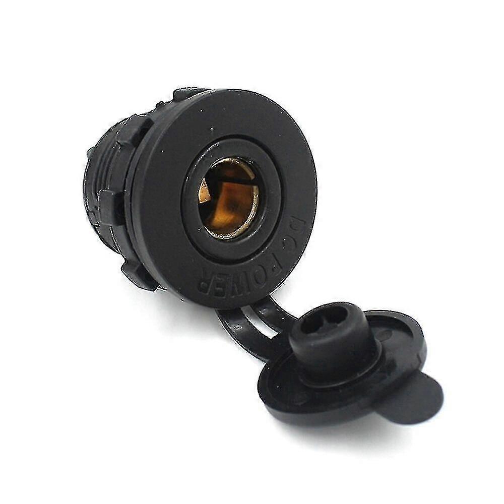 1pcs Eu Plug Motorcycles Cigarette Lighter Socket Modified Waterproof Car Charger Socket
