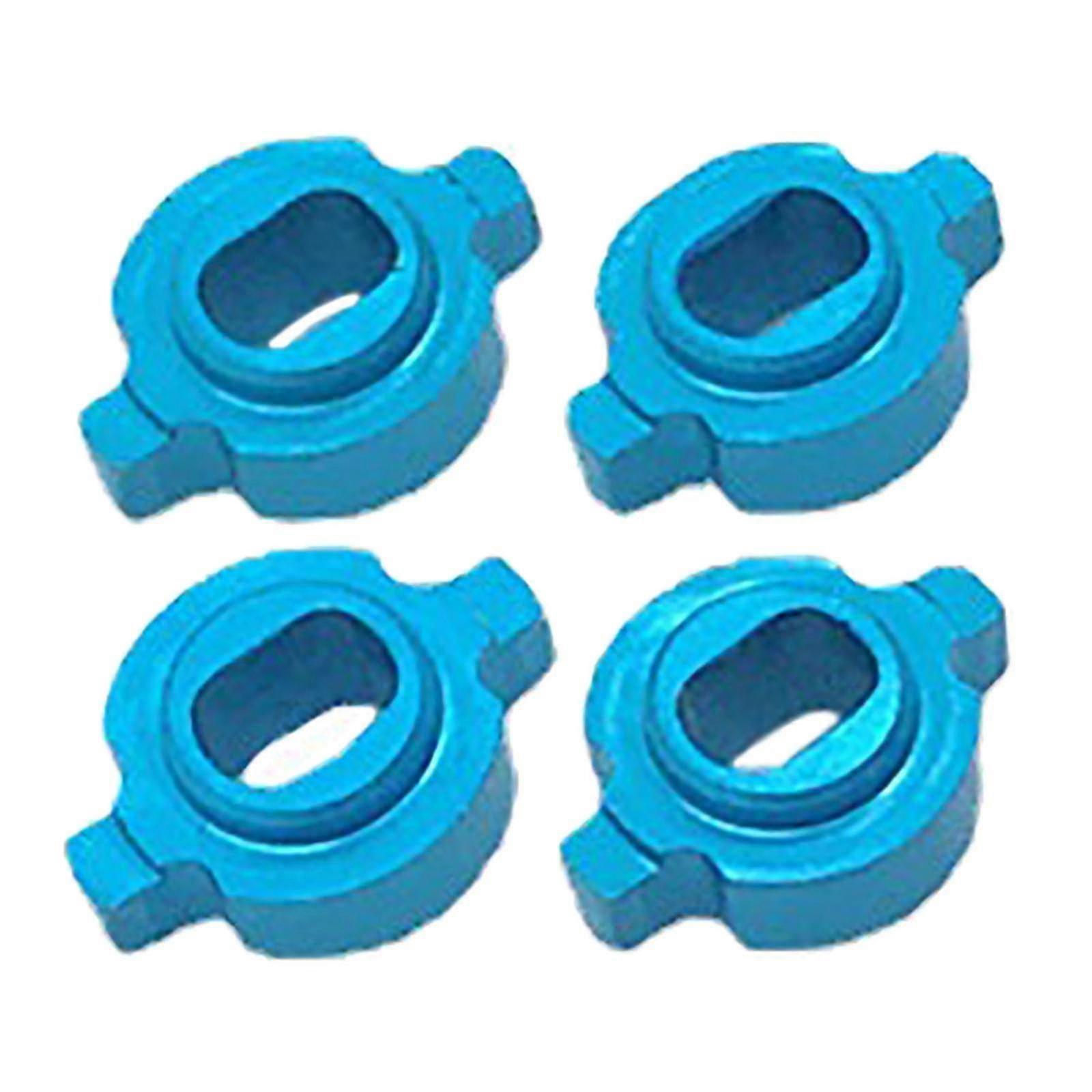 4pcs Rc Car Coupling Conversion Adapter Universal Upgrade Diy Can Widen The Body For Mr-03 Cralwer Car Parts Accessories Replacement , Red Blue
