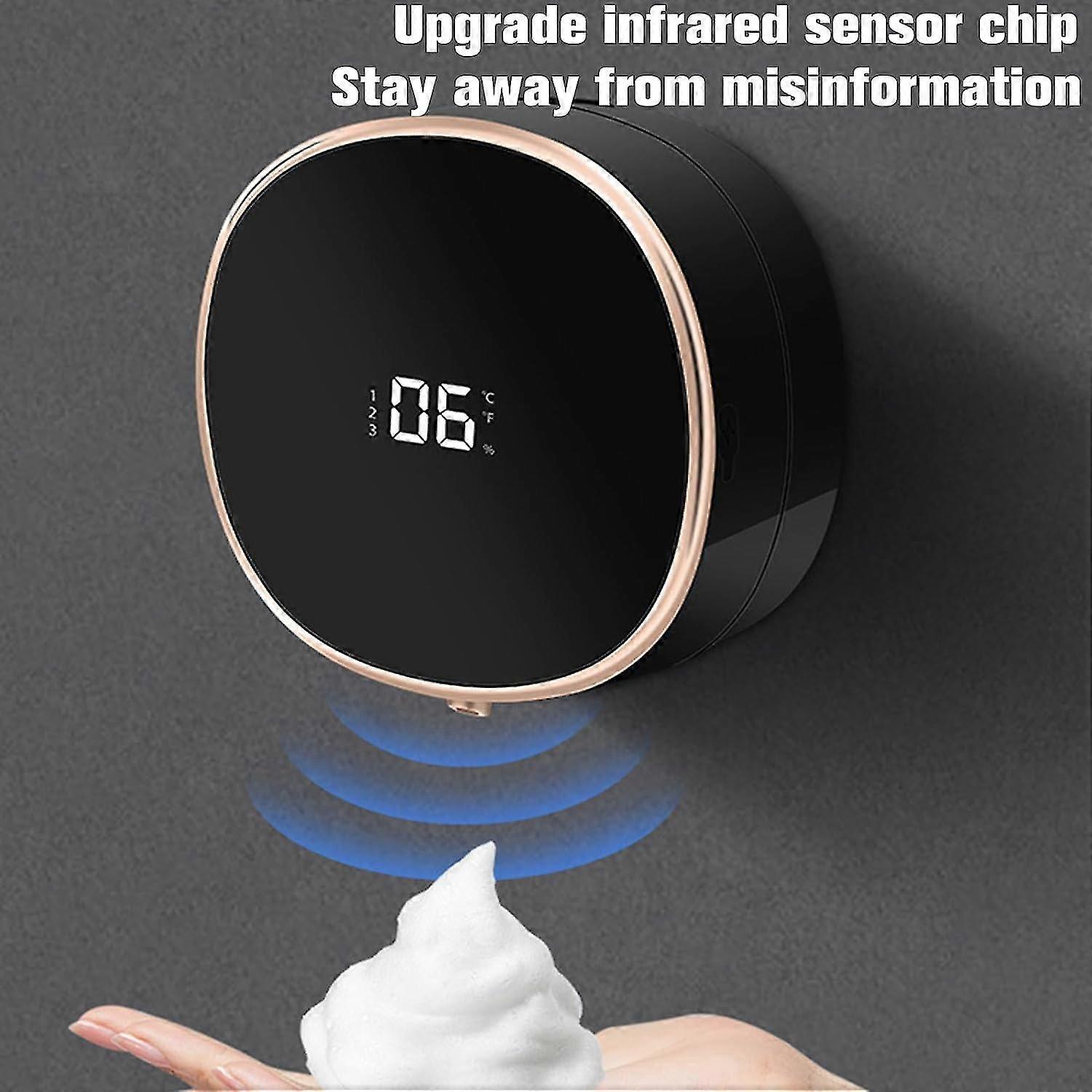 Automatic Foam Soap Dispenser, Touchless Foaming Soap Dispenser With Sensor, 3-level Rechargeable Electric Soap Dispenser