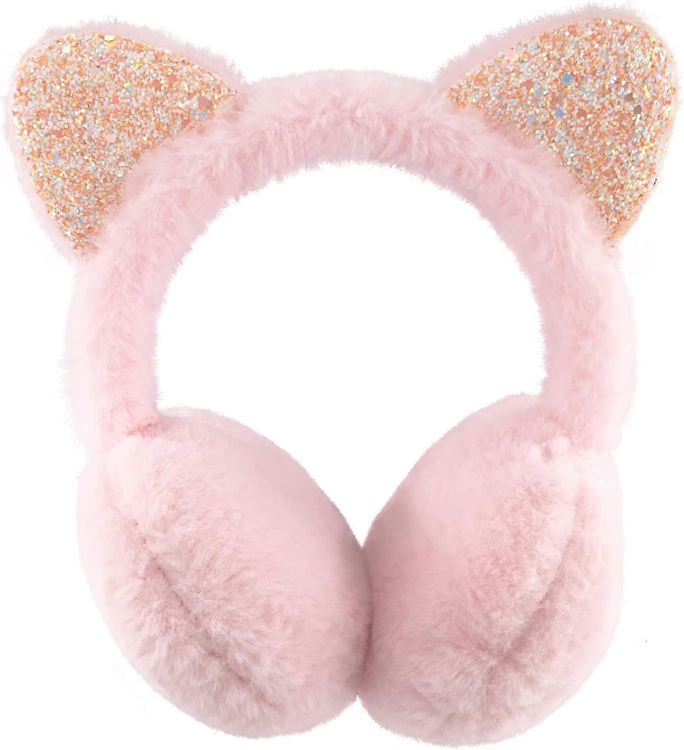 Winter Earmuffs for Kids Girl Warm Ear Muffs Baby Boy Plush Padded Ear Warmer