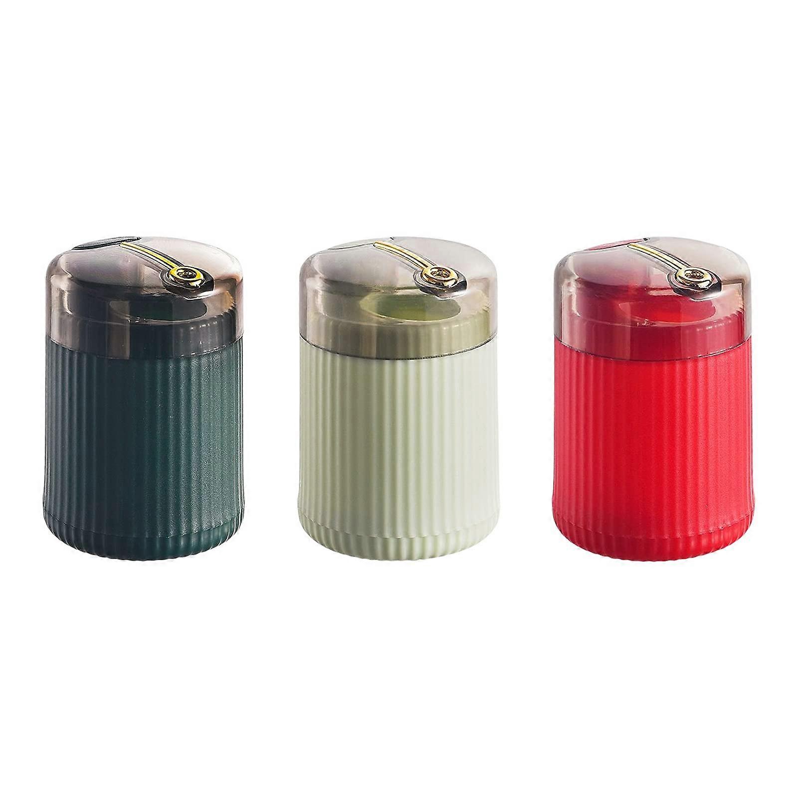 3 PCS Pop-up Automatic Toothpick Dispenser, Household Push-type Storage Box Without Toothpick, Toothpick