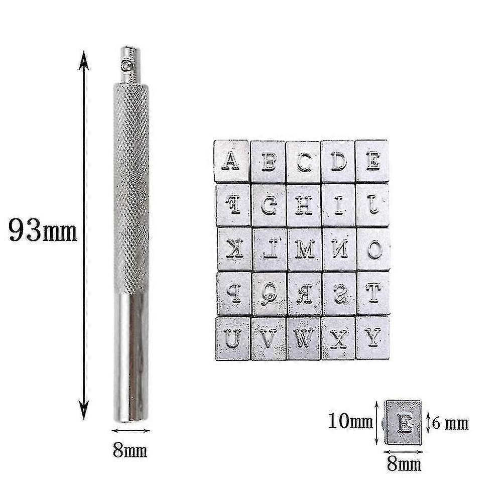 Leder Buchstaben Nummern Stempel Werkzeug kit Lederprägung Diy Leder Handwerk