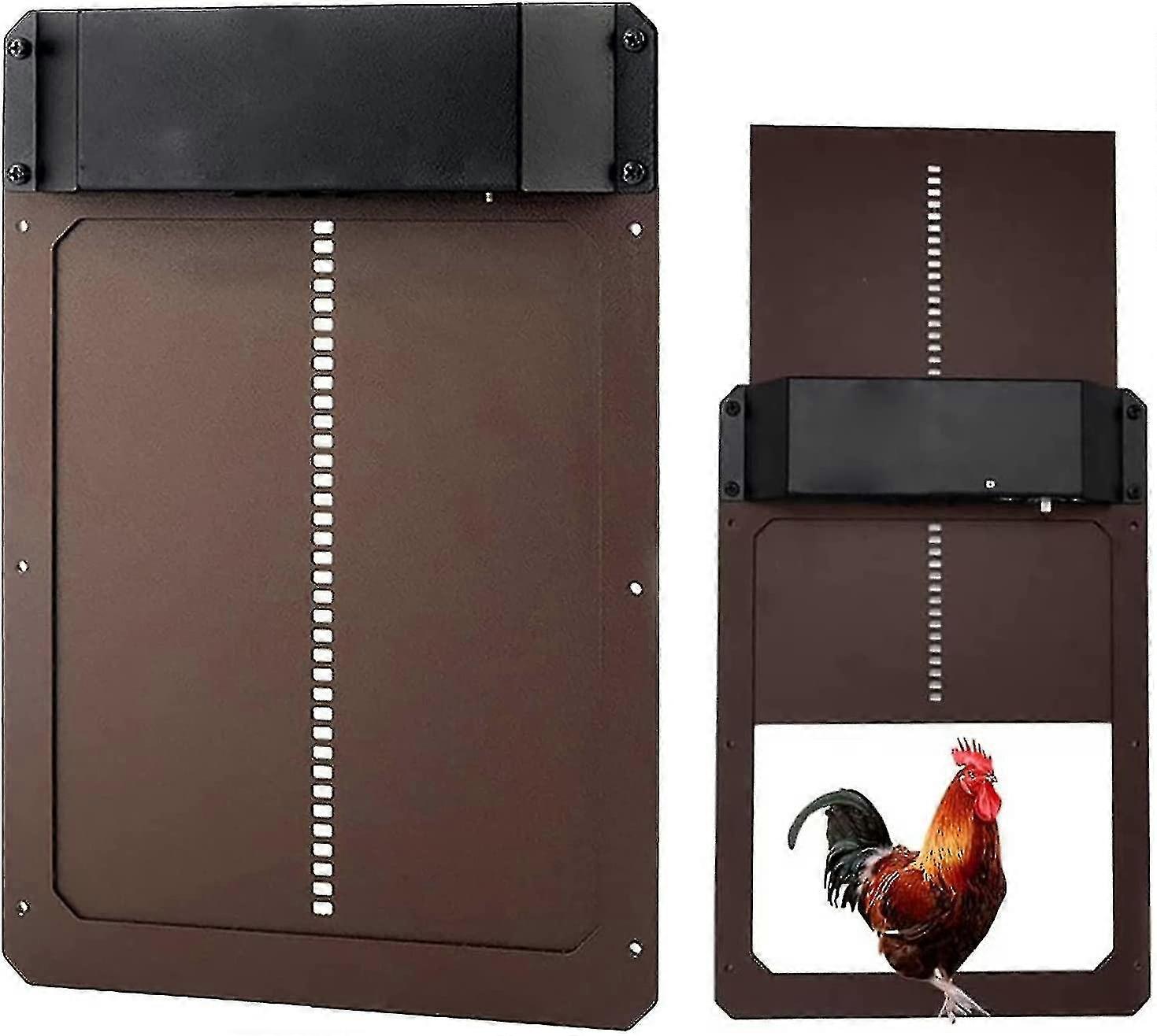 2022new Automatic Chicken Coop Door Full Door Light Sensing Chicken Coop Door Coop Door Multi-modes Automatic Chicken Door