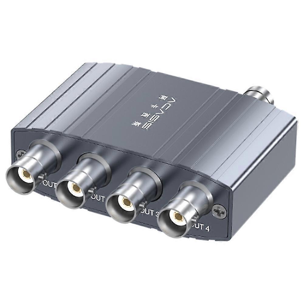 Sdi Splitter 1 X 4 Multimedia Splitter Sdi 1080p 60hz Expander 1 To 4 Port Adapter Eu Plug