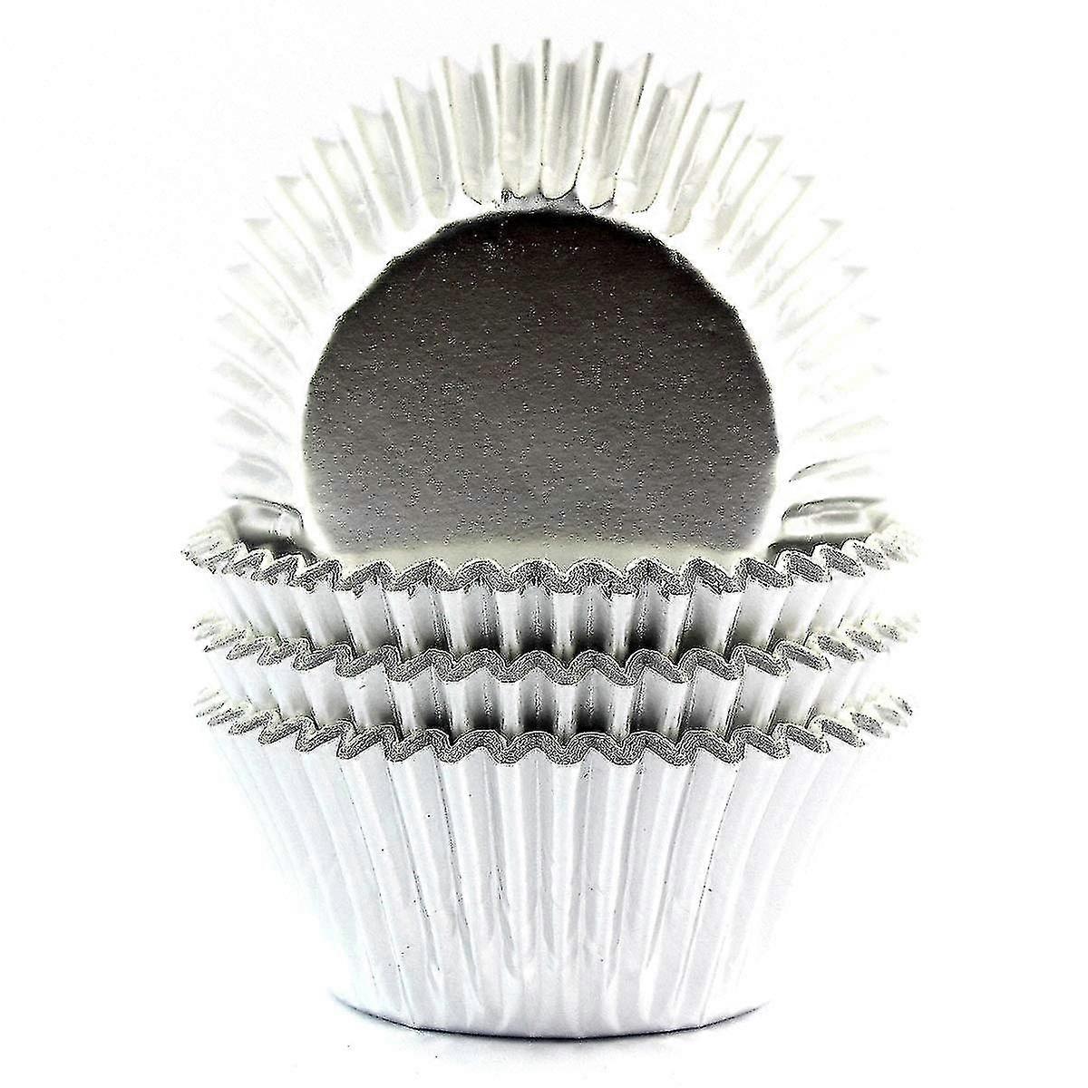 Foil Metallic Cake S Ba S 100 Pcs (silver)