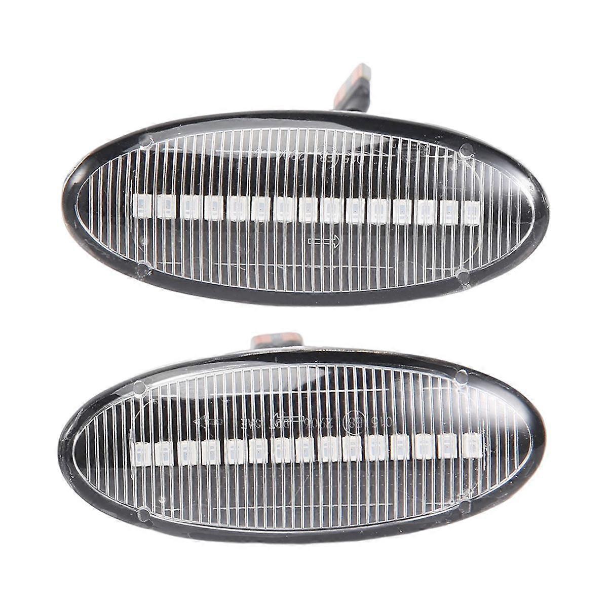 Car LED Dynamic Side Marker Signal Lamp Light Turn Lamp for J10 T31 Cube Juke Leaf Micra White