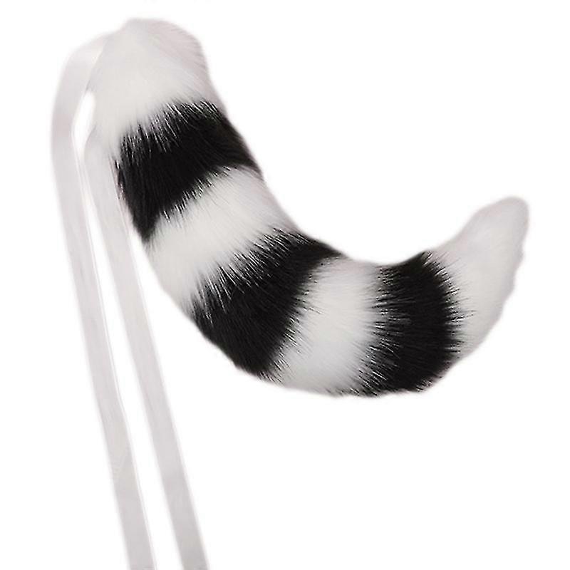 Lolita Anime Plush Cat Tail Halloween Costume Decor Fox Beast Tail For Party Ins
