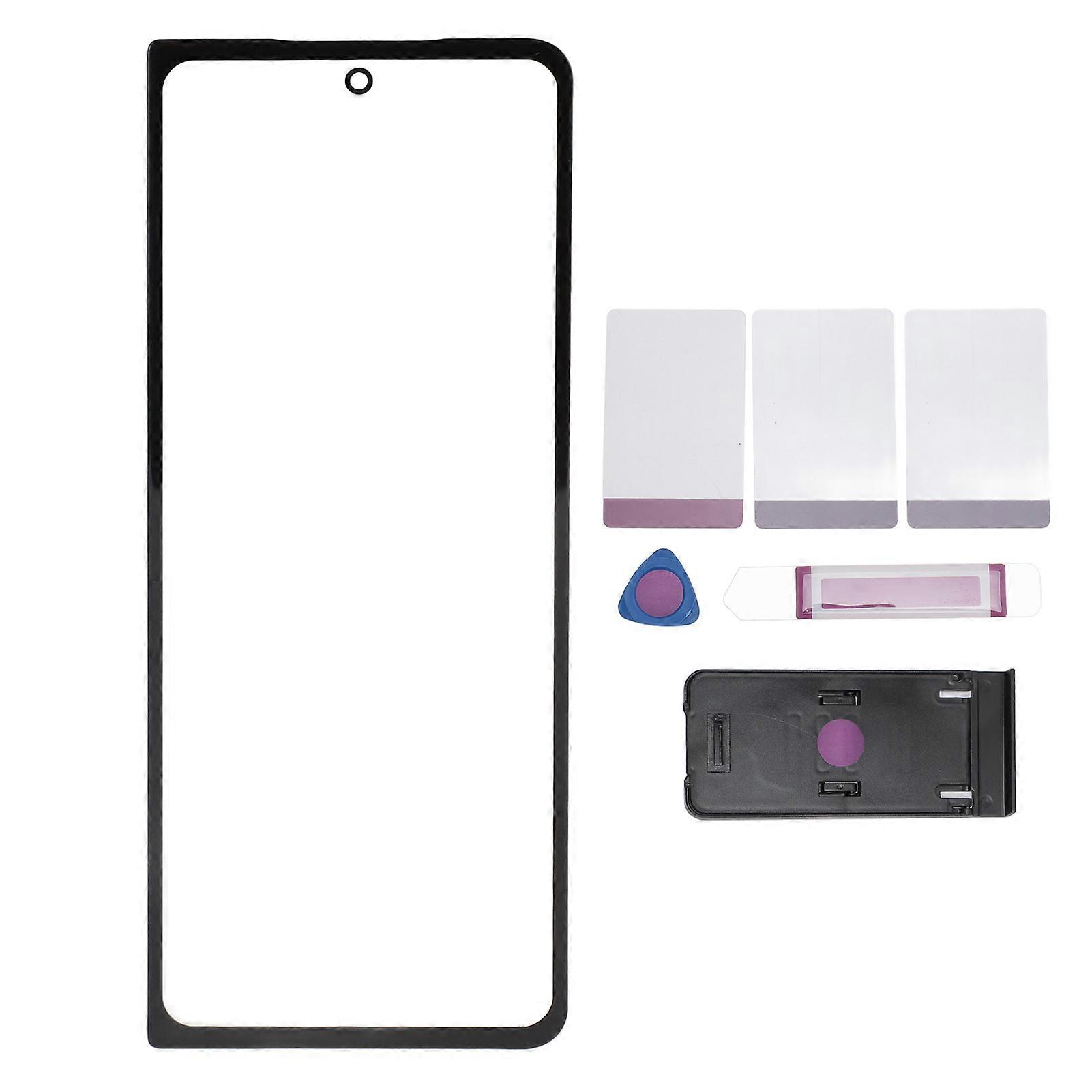 Front Outer Lens Glass Screen Replacement Kit With OCA Repair Tools for Galaxy Z Fold 4 F936