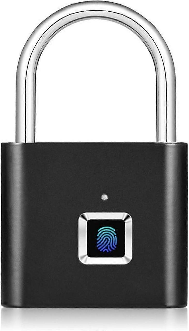 Fingerprint Lock Smart Fingerprint Unlocking Padlock USB Rechargeable Keyless Home Door Lock Flash Unlocking Development Chip