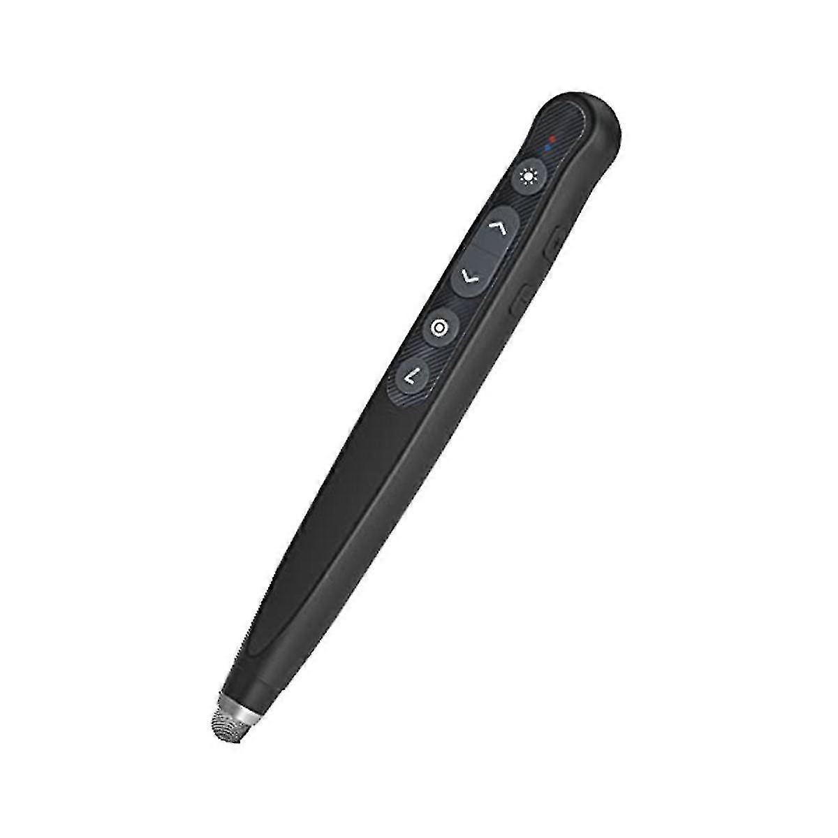 Clicker de présentation avec stylet pour écran tactile, télécommande de présentateur sans fil rechargeable