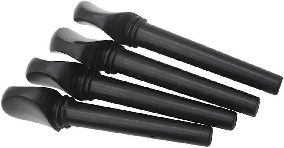 4Pcs/Pack Ebony  Machine Heads Replacement Tuning Pegs Black