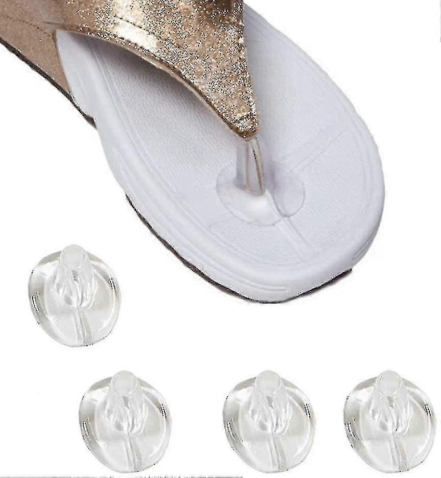 サンダルのための5ペアのシリコーンのつま先の保護装置透明なサンダルのオンスのクッション