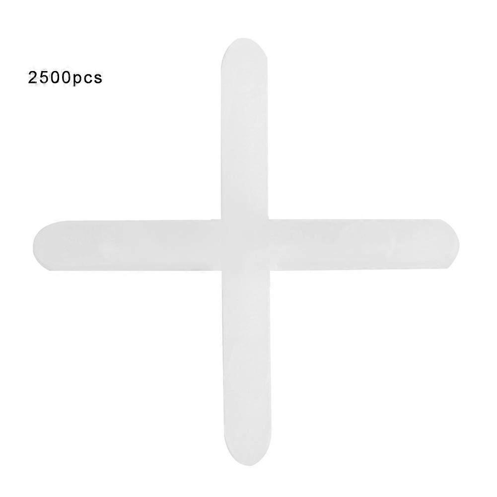 2500Pcs Ceramic Tiler Plasitc Tile Spacer Plumber Reuseable Leveling System 1mm/1.5mm1.5mm