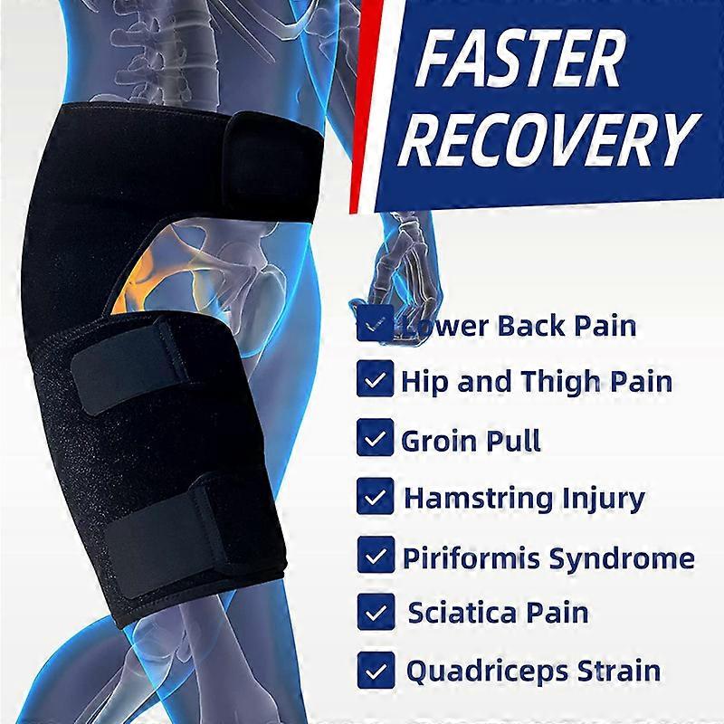 סד ירך לשיכוך כאבים סכיאטיקה שרוול דחיסה hamstring סד מפשעה חגורת si תמיכה מתכווננת למפרק si, עצב סיאטי