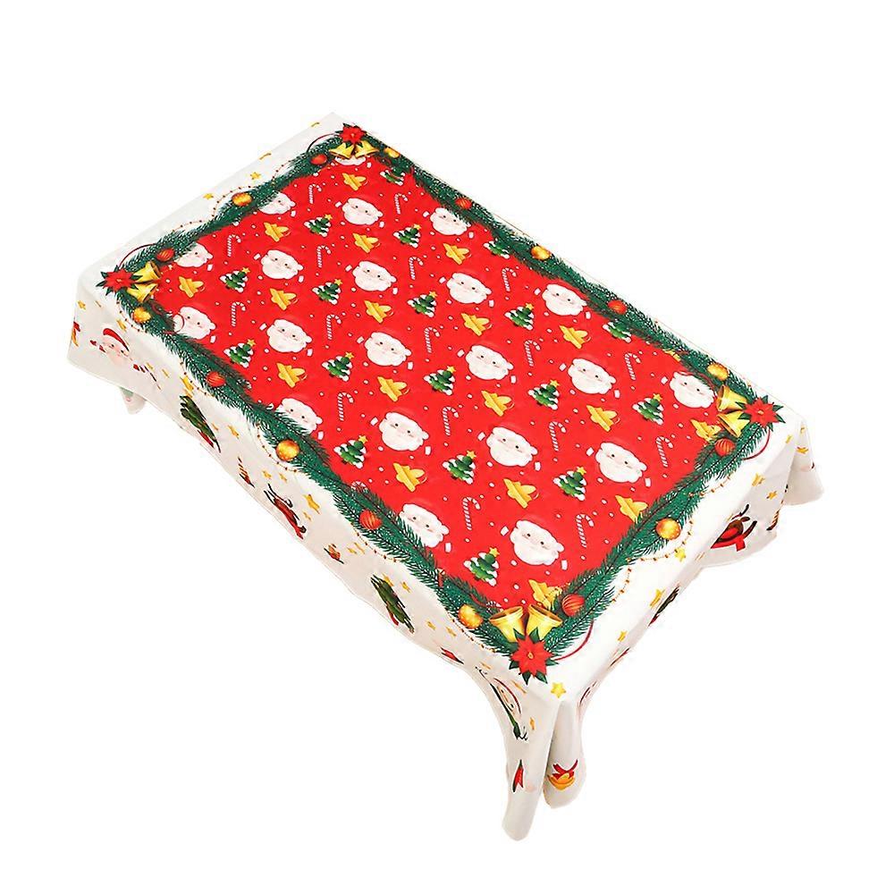 Printed Fabric Tablecloth for Christmas, Holiday, and WinterRectangular